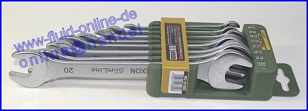 PROXXON 23800 Satz Doppelmaulschlüssel 6-22mm 8 Teiliger Satz Mit Wandhalter 5 PROXXON 23800 Satz Doppelmaulschlüssel 6-22mm 8 Teiliger Satz Mit Wandhalter – Bild 3