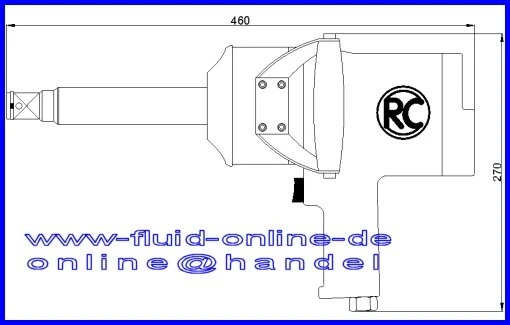 RODCRAFT RC2426 Druckluft Schlagschrauber Antrieb 25mm (1") Max. 2450Nm - 8951077032 4 RODCRAFT RC2426 Druckluft Schlagschrauber Antrieb 25mm (1") Max. 2450Nm - 8951077032 – Bild 2
