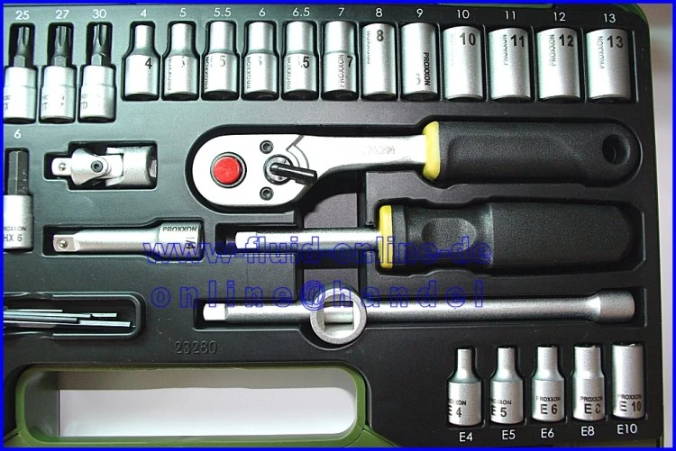 PROXXON 23280 Feinmechanikersatz Ratschenkasten Mit Antrieb 6,3mm (1/4") 50tlg. Satz 7 PROXXON 23280 Feinmechanikersatz Ratschenkasten Mit Antrieb 6,3mm (1/4") 50tlg. Satz – Bild 5