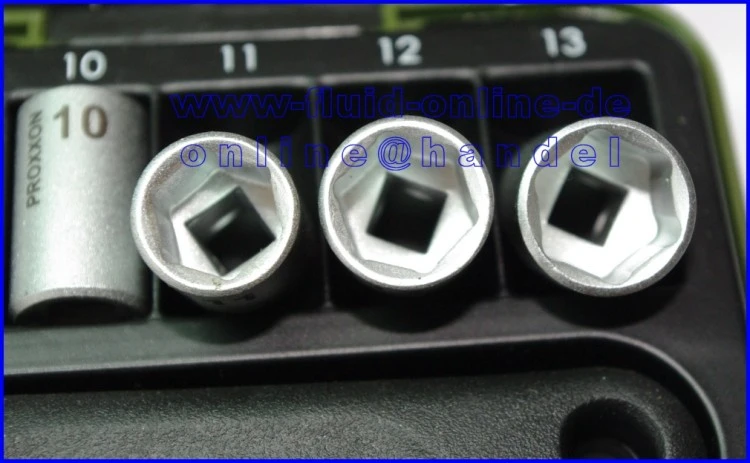 PROXXON 23280 Feinmechanikersatz Ratschenkasten Mit Antrieb 6,3mm (1/4") 50tlg. Satz 8 PROXXON 23280 Feinmechanikersatz Ratschenkasten Mit Antrieb 6,3mm (1/4") 50tlg. Satz – Bild 6