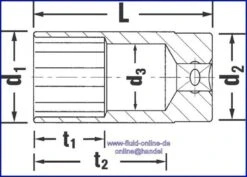 STAHLWILLE 51 Steckschlüsseleinsatz Nuss Lang 30mm Antrieb 12,5mm (1/2") - 03020030 5 STAHLWILLE 51 Steckschlüsseleinsatz Nuss Lang 30mm Antrieb 12,5mm (1/2") - 03020030 -Werkstattwerkzeuge Geschäft 2239 sw 3728 1
