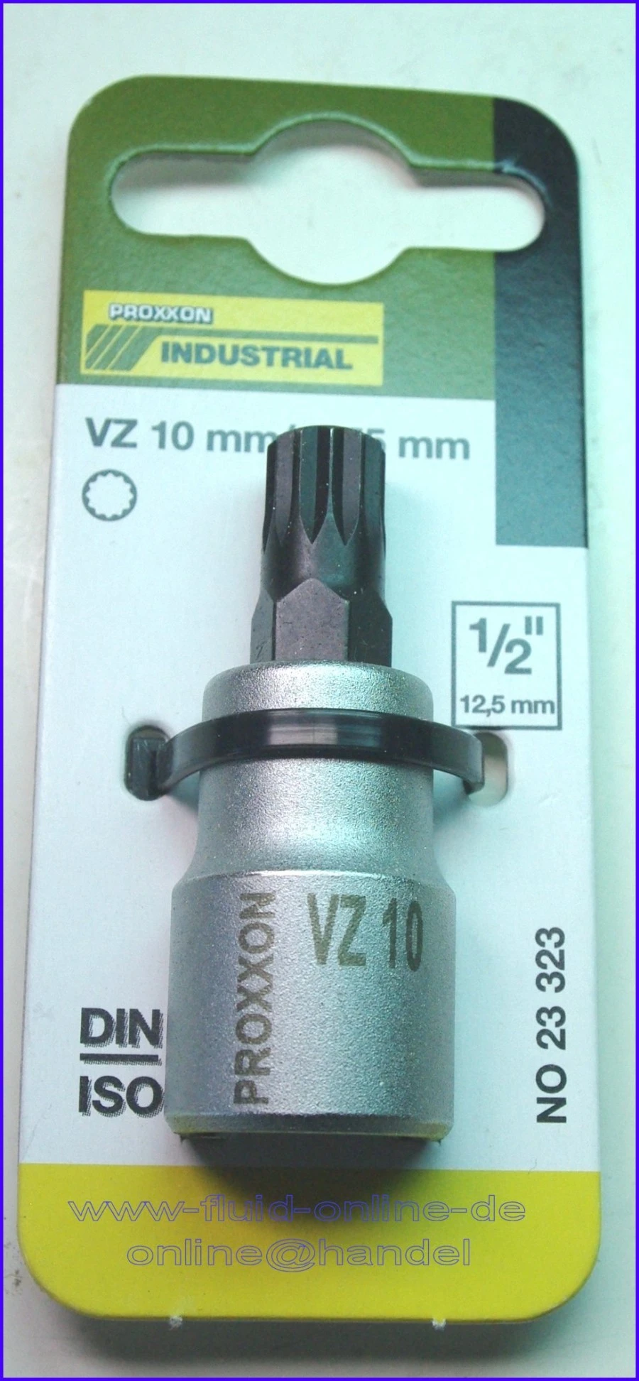 PROXXON 23323 Vielzahn XZN Einsatz Bit Nuss VZ10 Länge 55mm Antrieb 12,5mm (1/2") 4 PROXXON 23323 Vielzahn XZN Einsatz Bit Nuss VZ10 Länge 55mm Antrieb 12,5mm (1/2") – Bild 2