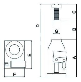 RODCRAFT MGN-30 Hydraulischer Unterstellwagenheber 30 Tonnen Tragkraft 5 RODCRAFT MGN-30 Hydraulischer Unterstellwagenheber 30 Tonnen Tragkraft – Bild 3