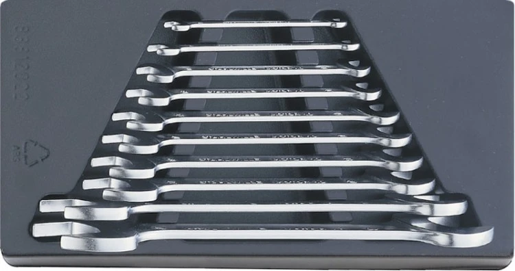 STAHLWILLE Doppelmaulschlüsselsatz ES 10/10 Leere Einlage - 83812022 3 STAHLWILLE Doppelmaulschlüsselsatz ES 10/10 Leere Einlage - 83812022