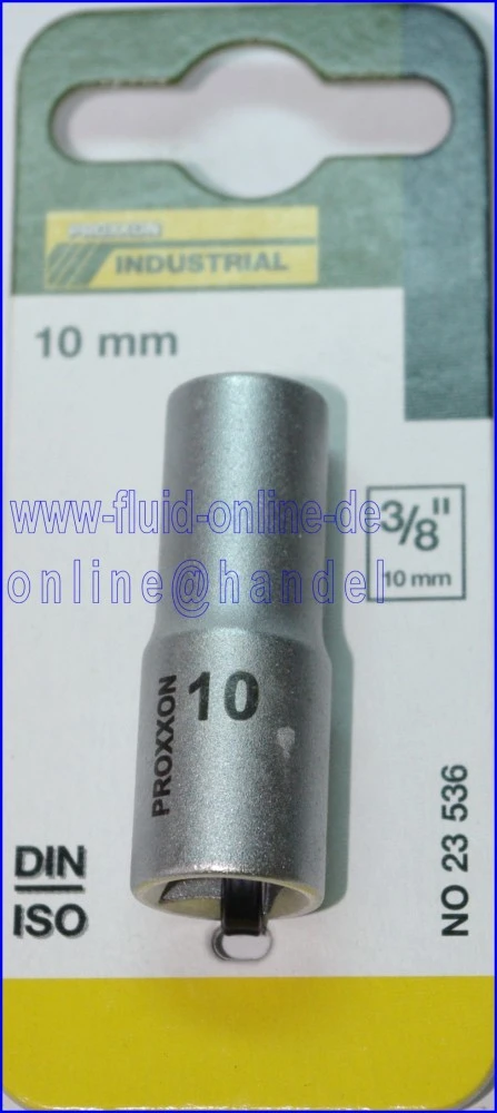 PROXXON 23536 Tiefbett Nuss 10mm Antrieb 10mm (3/8') 4 PROXXON 23536 Tiefbett Nuss 10mm Antrieb 10mm (3/8') – Bild 2