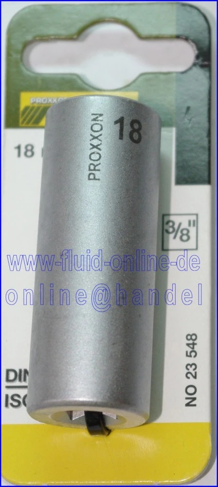 PROXXON 23548 Tiefbett Nuss 18mm Antrieb 10mm (3/8') 4 PROXXON 23548 Tiefbett Nuss 18mm Antrieb 10mm (3/8') – Bild 2