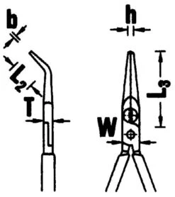 STAHLWILLE 6530 Flachrundzangen Mit Schneide (Radio- Oder Telefonzangen) Länge 160mm - 65305160 -Werkstattwerkzeuge Geschäft 5889 1