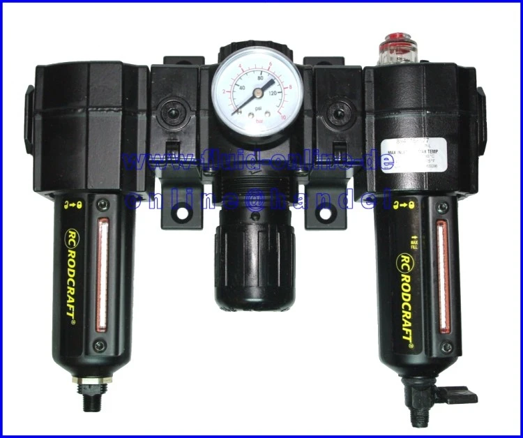 RODCRAFT MD3-12 Automatik Wartungseinheit,3 Teilig Anschluß 20mm (1/2") 4 RODCRAFT MD3-12 Automatik Wartungseinheit,3 Teilig Anschluß 20mm (1/2") – Bild 2