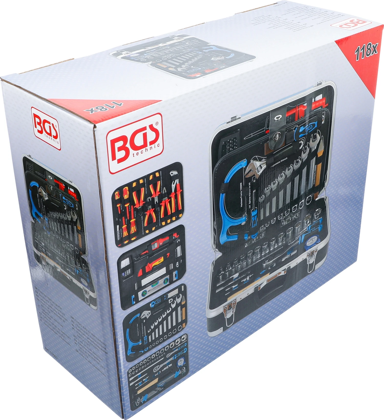 BGS 15503 Elektriker Werkzeugkoffer 118 Teilig 11 BGS 15503 Elektriker Werkzeugkoffer 118 Teilig – Bild 9