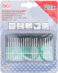 BGS 1607 Satz Diamant Schleifer Und Fräswerkzeug 20 Teilig -Werkstattwerkzeuge Geschäft bgs 1607 satz diamant schleif fraeswerkzeug 0000