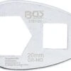 BGS 1757-20 Hahnenfuss / Krähenfuss Schlüssel SW 20mm Mit 12,5mm (1/2") Antrieb -Werkstattwerkzeuge Geschäft bgs 1757 20 hahnenfussschluessel 12 5mm sw 20mm 00