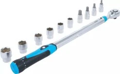 BGS 2865 Satz Drehmomentschlüssel 40-200Nm Innenvierkant 12,5 Mm (1/2") 11 Teilig -Werkstattwerkzeuge Geschäft bgs 2865 drehmomentschluessel satz 00000