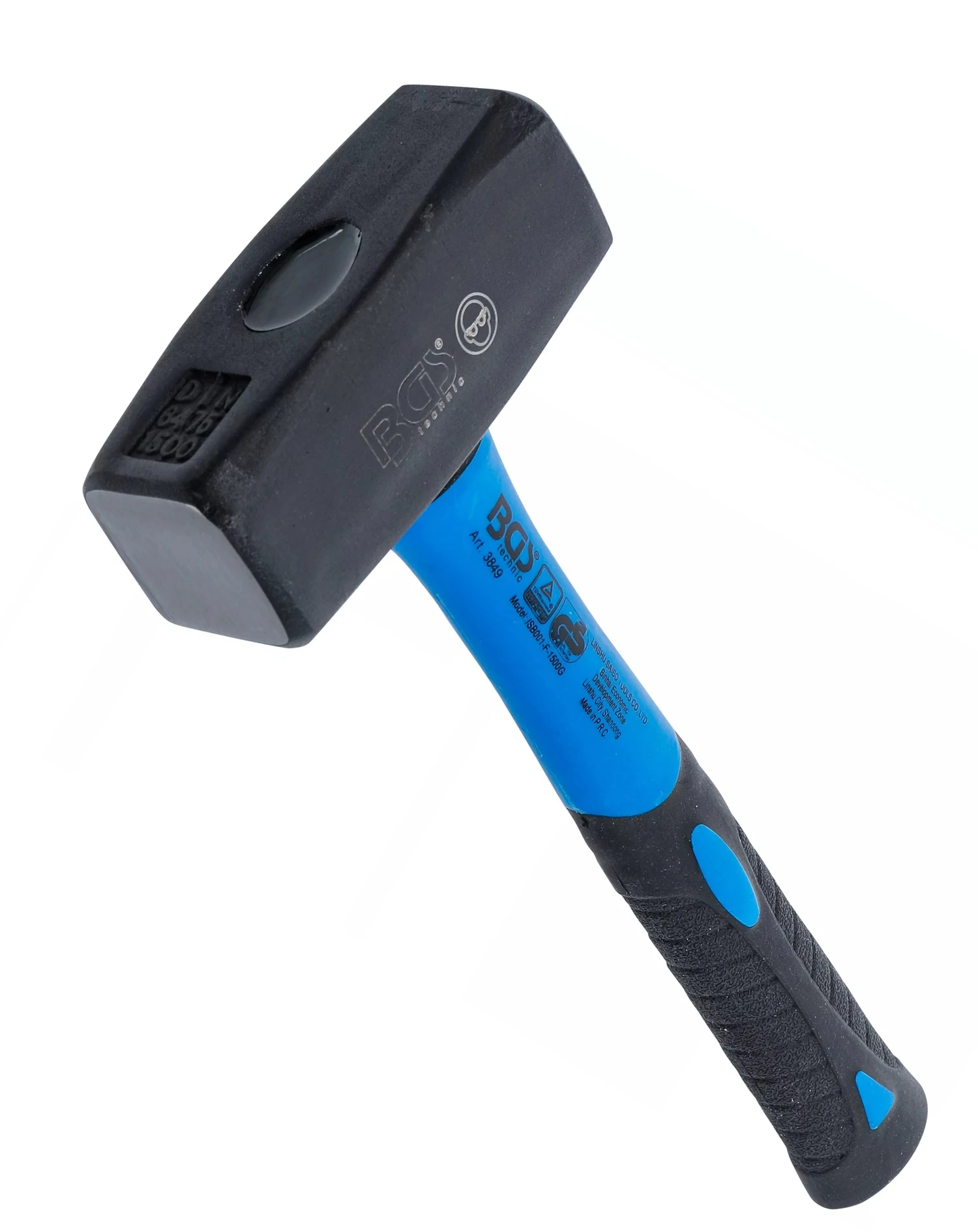 BGS 3849 Fäustel Mit Fiberglasstiel DIN 6475 Kopfgewicht 1500g 3 BGS 3849 Fäustel Mit Fiberglasstiel DIN 6475 Kopfgewicht 1500g