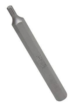 BGS 4770 Bit Nuss Stecknuss Keil-Profil (für Ribe) M5 Länge 100mm Antrieb Außensechskant 10mm (3/8")