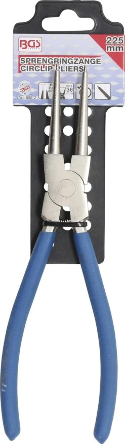 BGS 650-2 Sprengringzange Gerade Für Innensprengringe Länge 225mm -Werkstattwerkzeuge Geschäft bgs 650 2 sprengringzange gerade 225mm 0000