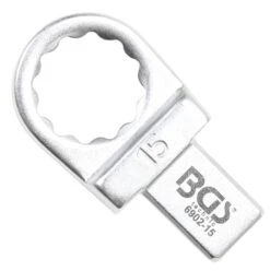 BGS 6902-15 Einsteck-Ringschlüssel 15mm Für Aufnahme 9 X 12mm