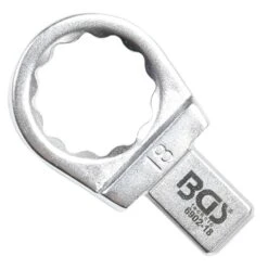 BGS 6902-18 Einsteck-Ringschlüssel 18mm Für Aufnahme 9 X 12mm