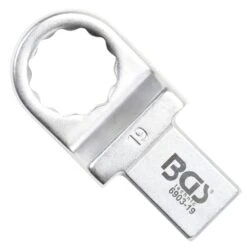BGS 6903-19 Einsteck-Ringschlüssel 19mm Für Aufnahme 14 X 18mm
