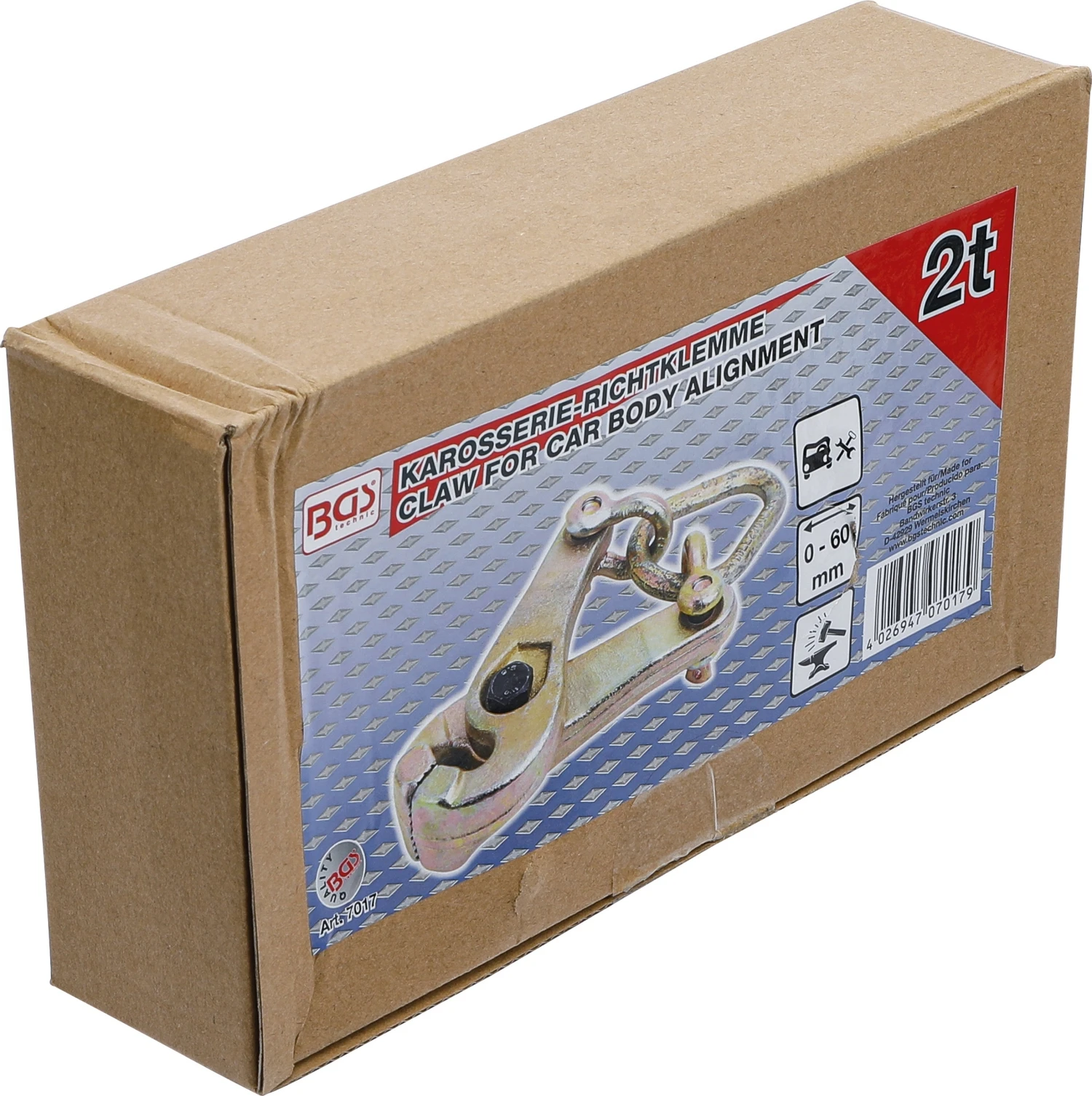 BGS 7017 Richtklemme Für Karosserie Selbstschließend Eine Zugrichtungen Max. 2t 6 BGS 7017 Richtklemme Für Karosserie Selbstschließend Eine Zugrichtungen Max. 2t – Bild 4