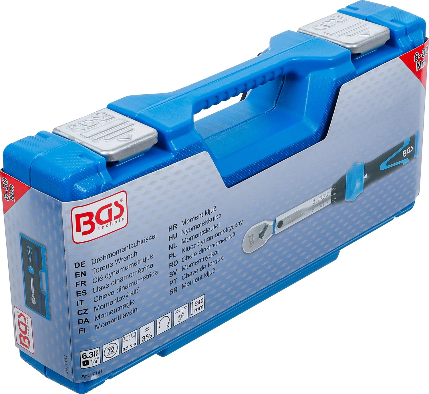BGS 7181 Drehmomentschlüssel Abtrieb Außenvierkant 6,3mm (1/4") 6 - 30Nm 10 BGS 7181 Drehmomentschlüssel Abtrieb Außenvierkant 6,3mm (1/4") 6 - 30Nm – Bild 8