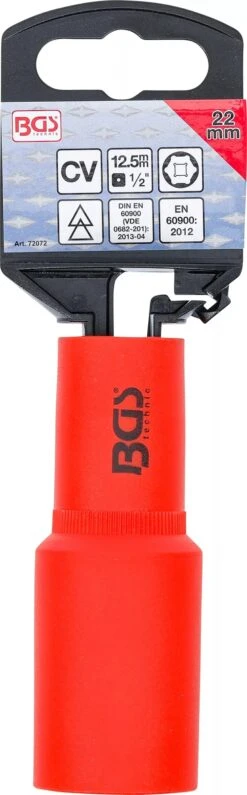 BGS 72072 VDE Steckschlüssel Einsatz Sechskant SW 22mm Antrieb 12,5mm (1/2") 7 BGS 72072 VDE Steckschlüssel Einsatz Sechskant SW 22mm Antrieb 12,5mm (1/2") -Werkstattwerkzeuge Geschäft bgs 72072 vde steckschluesseleinsatz sw 22mm 000