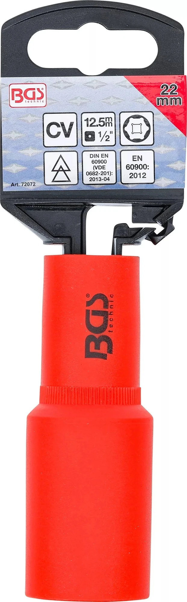 BGS 72072 VDE Steckschlüssel Einsatz Sechskant SW 22mm Antrieb 12,5mm (1/2") 5 BGS 72072 VDE Steckschlüssel Einsatz Sechskant SW 22mm Antrieb 12,5mm (1/2") – Bild 3