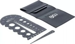 BGS 74247 Schraubenschablone Gewindeschablone Gewindelehre Metrisch M3 - M20 0,5 - 13,00mm