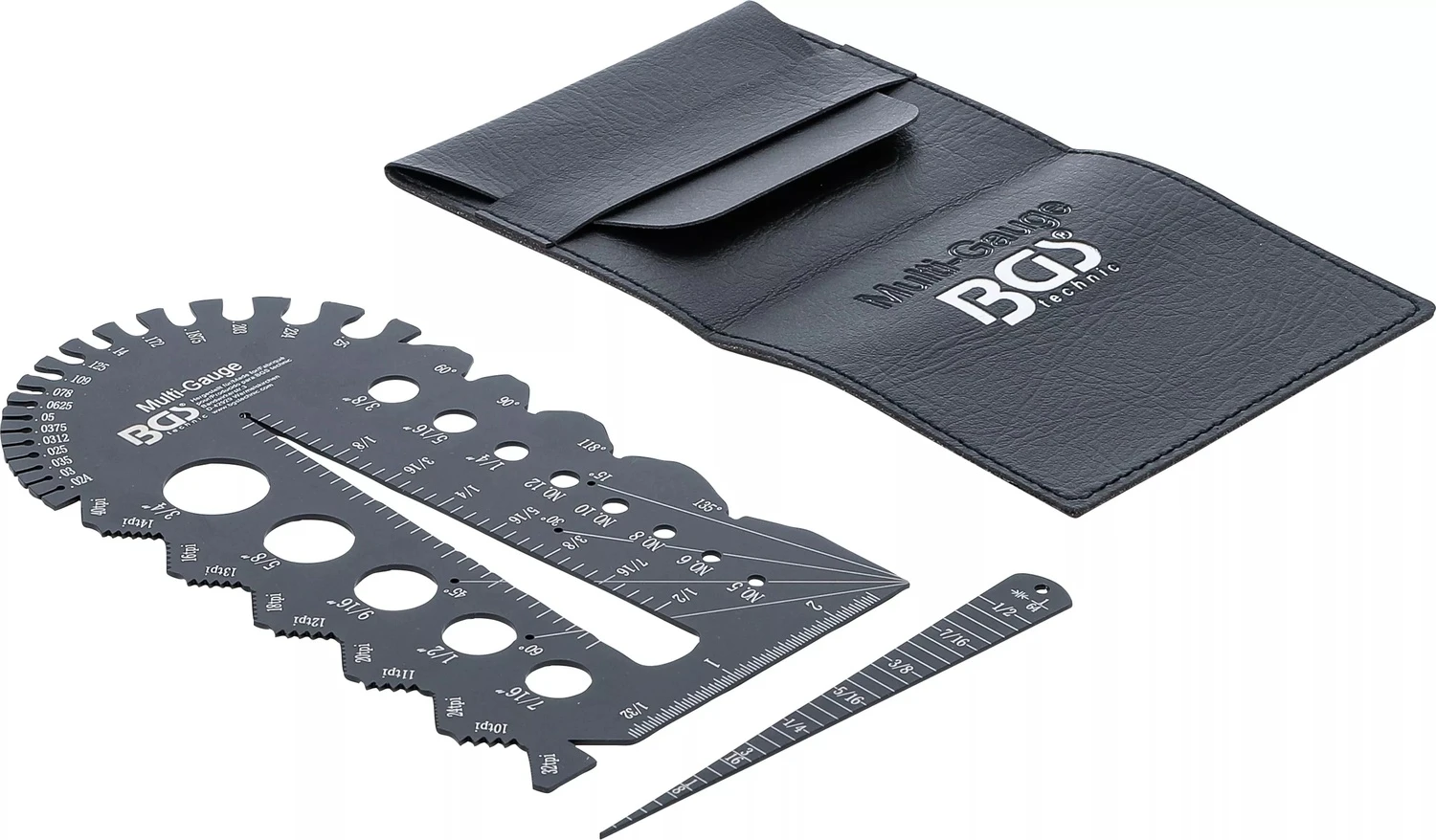 BGS 74248 Schraubenschablone Gewindeschablone Gewindelehre Zollgrößen 1/4" - 2" 3 BGS 74248 Schraubenschablone Gewindeschablone Gewindelehre Zollgrößen 1/4" - 2"