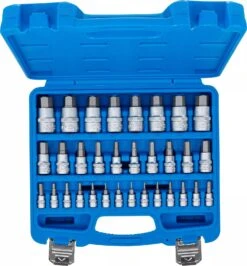 BGS 74258 Satz Innensechskant Biteinsätze HX2-HX19mm Zollgrößen 1/4"-9/16" Antrieb 6,3mm (1/4") 10mm (3/8") 12,5mm (1/2") -Werkstattwerkzeuge Geschäft bgs 74258 satz biteinsatz innensechskant 0000