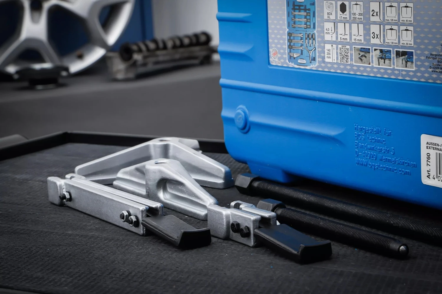 BGS 7760 Satz Abzieher Außenabzieher & Innenabzieher 2- Und 3 Armig 13 Teilig 10 BGS 7760 Satz Abzieher Außenabzieher & Innenabzieher 2- Und 3 Armig 13 Teilig – Bild 8