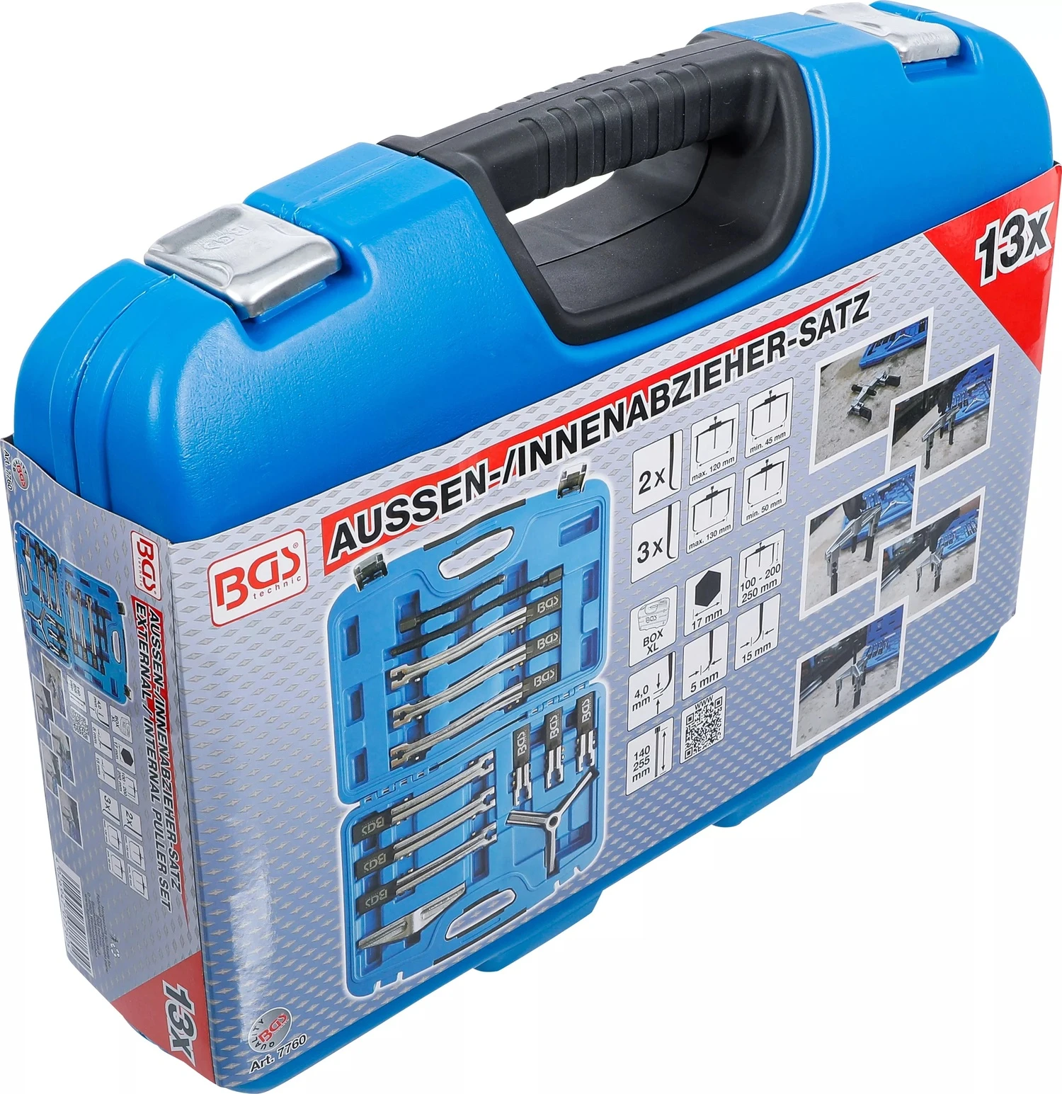 BGS 7760 Satz Abzieher Außenabzieher & Innenabzieher 2- Und 3 Armig 13 Teilig 12 BGS 7760 Satz Abzieher Außenabzieher & Innenabzieher 2- Und 3 Armig 13 Teilig – Bild 10