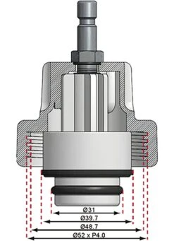 BGS 8027-10 Adapter Nummer 10 Für Artikel 8027 8098 Für BMW -Werkstattwerkzeuge Geschäft bgs 8027 10 adapter fuer 8027 8098 0000
