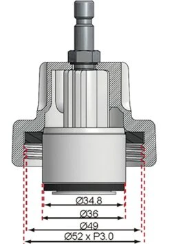 BGS 8027-12 Adapter Nummer 12 Für Artikel 8027 8098 Für Ford Mondeo Land Rover Opel Ssangyong -Werkstattwerkzeuge Geschäft bgs 8027 12 adapter fuer 8027 8098 000