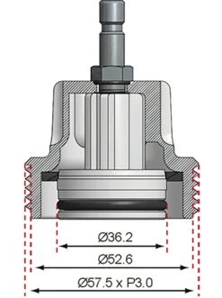 BGS 8027-8 Adapter Nummer 8 Für Artikel 8027 8098 Für VW -Werkstattwerkzeuge Geschäft bgs 8027 8 adapter fuer 8027 8098 0000