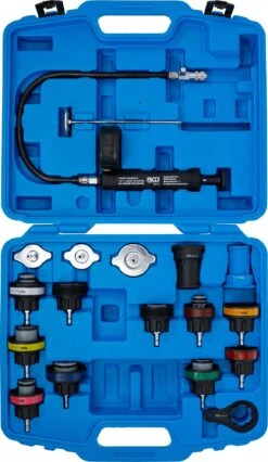 BGS 8027 Satz Kühlsystemtester Dichtigkeit Kühler Kühlwassersystem Abdrücksystem / Prüfgerät -Werkstattwerkzeuge Geschäft bgs 8027 abdruecksatz kuehlsystem 00000