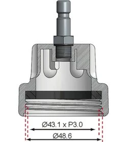 BGS 8098-20 Adapter Nummer 20 Für Artikel 8027 8098 Für Saab Ecopower -Werkstattwerkzeuge Geschäft bgs 8098 20 adapter fuer 8027 8098 saab 000