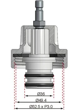 BGS 8098-21 Adapter Nummer 21 Für Artikel 8027 8098 Für Fiat Opel Saab -Werkstattwerkzeuge Geschäft bgs 8098 21 adapter fuer 8027 8098 fiat opel saab 000