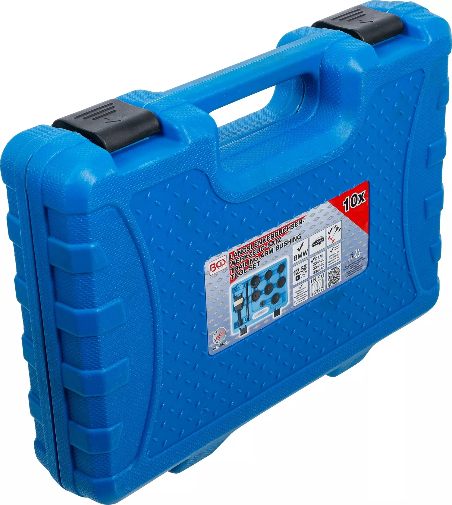 BGS 8829 Satz Werkzeug Zum Ersetzen Der Längslenkerbuchse Und Gummilager Am Hinterachsradträger BMW 7 BGS 8829 Satz Werkzeug Zum Ersetzen Der Längslenkerbuchse Und Gummilager Am Hinterachsradträger BMW – Bild 5