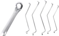 BGS 9633 Satz Bremsen Entlüfterschlüssel N-Form SW 7 - 11mm 5 Teilig