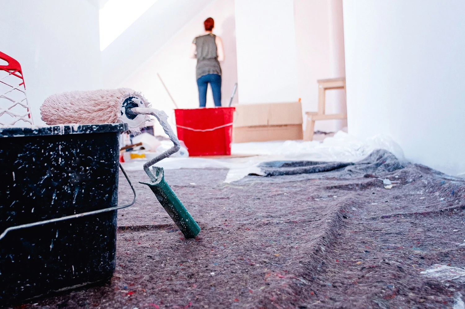 BGS DIY 9794-2-47000 Malerabdeckvlies Gerollt 20 X 0,3m 3 Stück 4 BGS DIY 9794-2-47000 Malerabdeckvlies Gerollt 20 X 0,3m 3 Stück – Bild 2