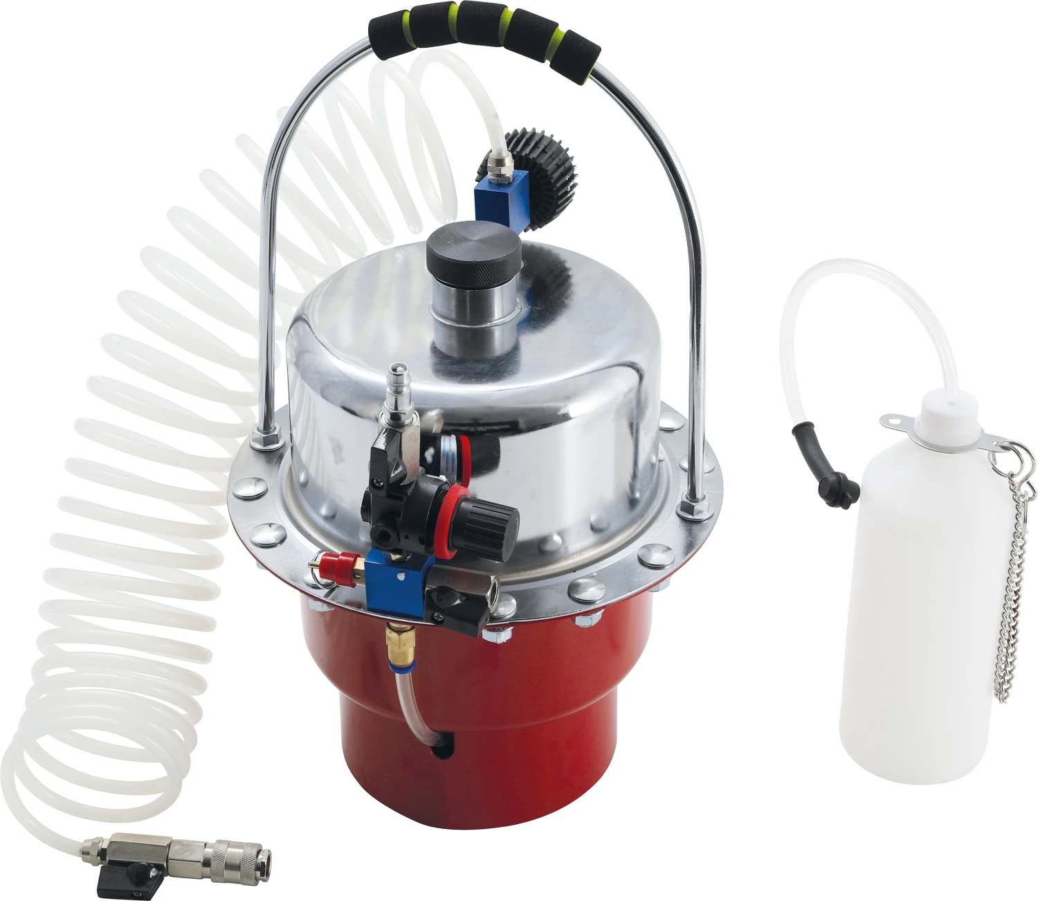 BGS DIY 9783 Satz Druckluft Bremsenentlüfter Und Adapter 17 Teilig 4 BGS DIY 9783 Satz Druckluft Bremsenentlüfter Und Adapter 17 Teilig – Bild 2