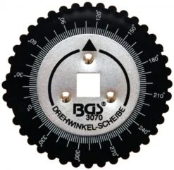 BGS 3070 Drehwinkelscheibe Messcheibe Für Drehwinkel 0 - 360° Antrieb 125mm (1/2")