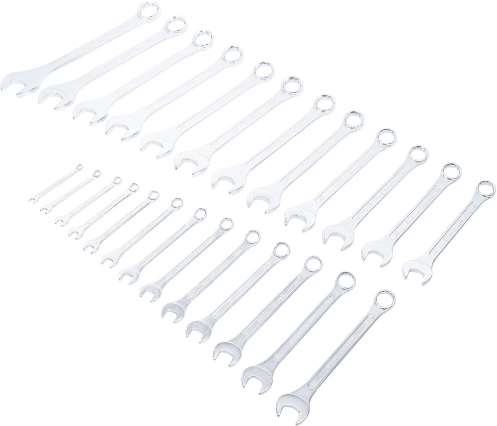 BGS DIY 1198 Satz Ringmaulschlüssel SW 6 - 32mm Metrisch Warm Geschmiedet 25 Teilig 4 BGS DIY 1198 Satz Ringmaulschlüssel SW 6 - 32mm Metrisch Warm Geschmiedet 25 Teilig – Bild 2