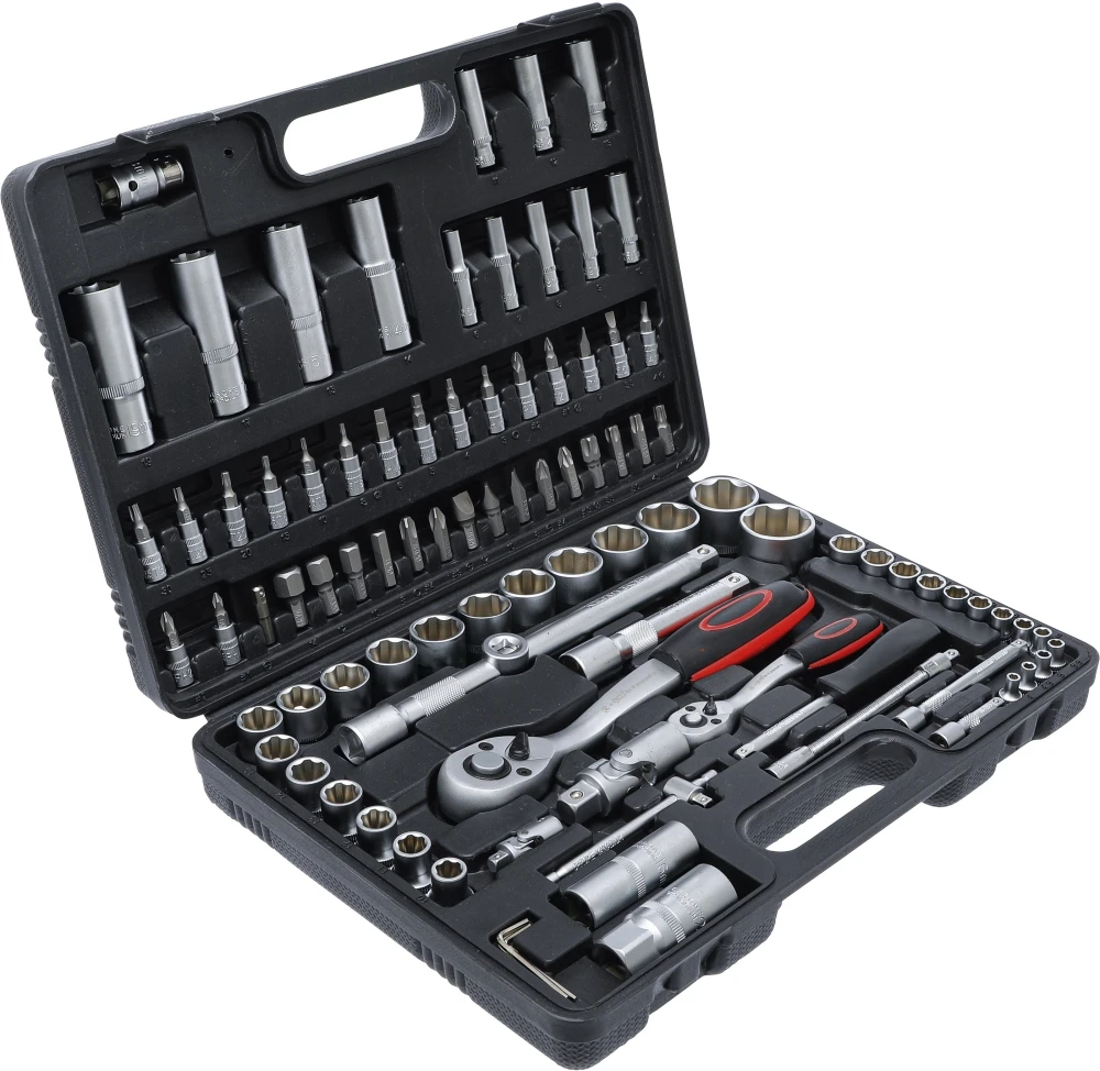 BGS DIY 2296 Satz Steckschlüssel Super Lock Antrieb 6,3mm (1/4") & 12,5mm (1/2") 94 Teilig 4 BGS DIY 2296 Satz Steckschlüssel Super Lock Antrieb 6,3mm (1/4") & 12,5mm (1/2") 94 Teilig – Bild 2