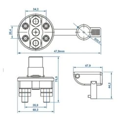 ProPlus 347029 NATOKNOCHEN / Batterietrennschalter Für Oldtimer, PkW, LkW, Wohnmobil 8 ProPlus 347029 NATOKNOCHEN / Batterietrennschalter Für Oldtimer, PkW, LkW, Wohnmobil -Werkstattwerkzeuge Geschäft proplus 347029 batterietrennschalter 000 1