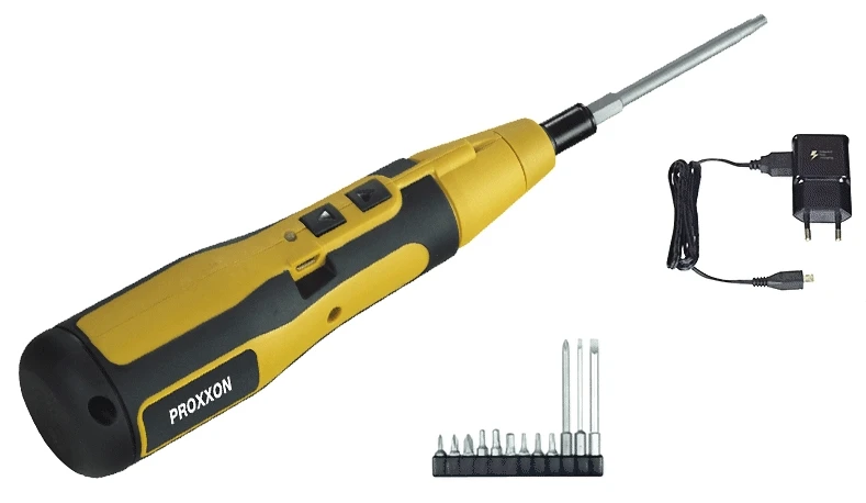 PROXXON 22295 Akku Schraubendreher ASD Mit 12 Bits & Netzteil Mit USB Ladekabel 3 PROXXON 22295 Akku Schraubendreher ASD Mit 12 Bits & Netzteil Mit USB Ladekabel