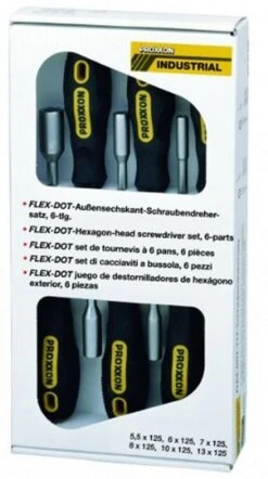 PROXXON 22644 FLEX DOT Schraubendreher Außensechskant Schraubendreher 6teilig