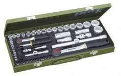 PROXXON 23040 Steckschlüssel Satz 56teilig Mit 6,3mm (1/4') Und 12,5mm (1/2') Ratsche