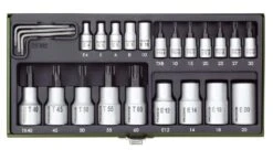 PROXXON 23102 Torx Nüsse Steckschlüssel Spezialsatz 24 Teiliger Satz -Werkstattwerkzeuge Geschäft prox 23102 torx schuesselsatz 24 teilig 00