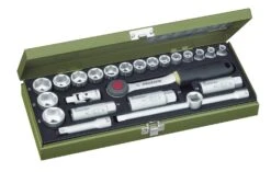 PROXXON 23110 Steckschlüsselsatz Knarrenkasten Antrieb 10mm (3/8") 24teilig
